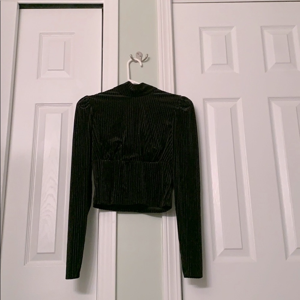 Formal crop top